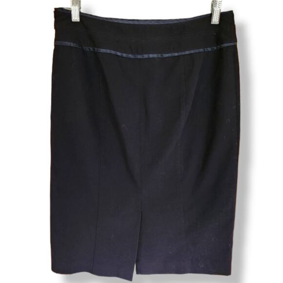 Nine West Stretch Black Pencil Skirt Size 6 - Picture 2 of 8